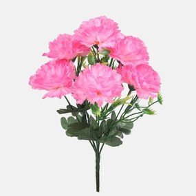 Szegfű Rózsaszín Csokor Mesterséges Szegfű Virág Kompozíció Dekoráció 30 cm