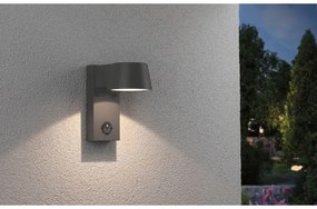 Paulmann 94453 - LED/6W IP44 Kültéri fali lámpa érzékelővel CAPEA 230V