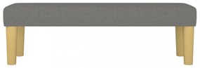sötétszürke szövet pad 100 x 30 x 30 cm