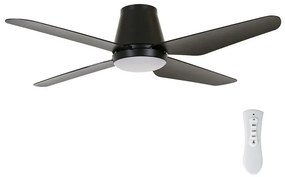 Lucci Air 213002 - LED Mennyezeti ventilátor AIRFUSION ARIA LED/18W/230V fekete + távirányító