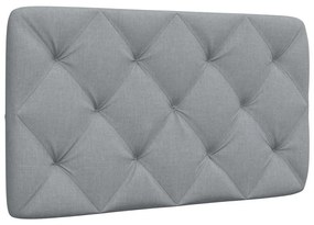 világosszürke szövet fejtámla párna 80 cm