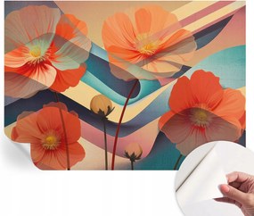 Design fali fotótapéta Öntapadós Az érzékek virágai 208x146 cm