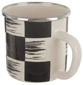 Orion Šachovnice zománcozott bögre, 0,41 l, átmérő 8,8 cm