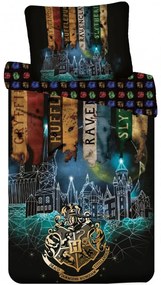 Harry Potter Starline ágyneműhuzat Flags 140×200cm, 70×90 cm