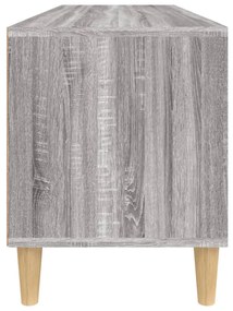 szürke sonoma színű szerelt fa TV-szekrény 100x34,5x44,5 cm