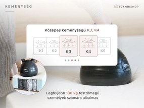 Kókuszmatrac COCO MAXI 20 cm 120 x 200 cm Matracvédő: Matracvédővel