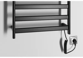 Sapho - Elektromos törölközőszárító ELIAS 105W/230V 49x73 cm matt fekete