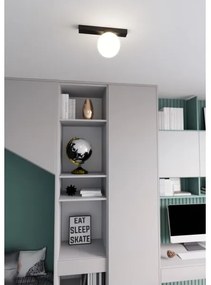 Mennyezeti lámpa FIT 1xE14/10W/230V fekete/fehér