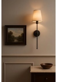 MADELA fali lámpa 1xE14/40W/230V bézs/fekete