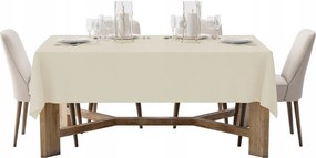 Világos Bézs Abrosz 140x180 Vastag Matt Sima Univerzális Asztalra