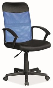 Polnaref irodai szék, fekete / kék