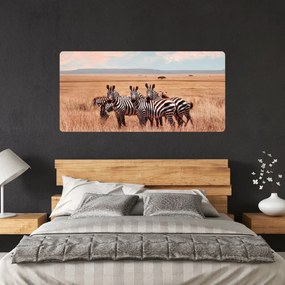 PIPPER. Öntapadós textiltapéta "Zebrák Afrikában"