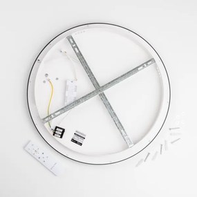 Brilagi - dimmelhető LED mennyezeti lámpatest FALCON SLIM LED/42W/230V átm. 50 cm fekete + távirányító