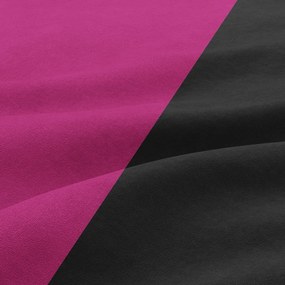 Hewlet fotel, szövet anyag, hab töltet, fekete - rózsaszín