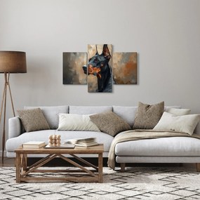 Kép - Dobrman portréja (90x60 cm)