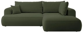 Sarokkanapé Olivo II (J) (zöld + fekete). 1099254