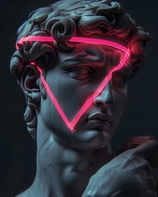 Poszter 40x50cm Neon Reneszánsz