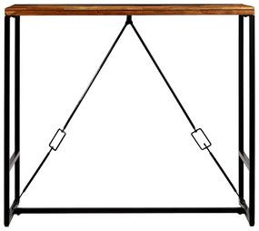 Újrahasznosított tömör fa bárasztal 120 x 60 x 106 cm