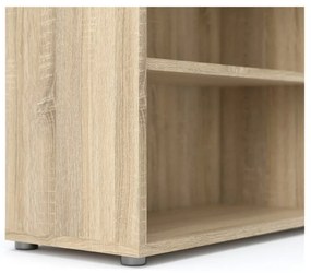 Natúr színű moduláris könyvespolc tölgyfa dekorral 89x222 cm Prima – Tvilum