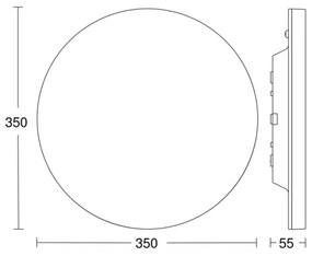 Steinel-LED Dimmelhető lámpa érzékelővel RSPROR20BASIC 15,3W/230V IP40 4000K