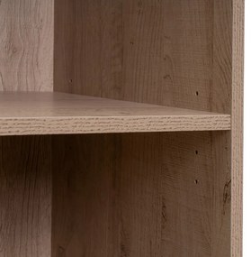 Natúr színű nyitott moduláris szekrény tölgyfa dekorral 60x180x45 cm Modular – Casa Selección