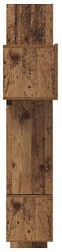 TV szekrény garnitúra 10 pcs Régi fa 30.5 x 30 x 90 cm Faanyag