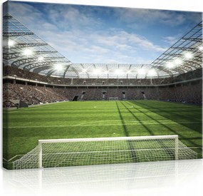 Vászonkép 100x75 Stadion focipálya lelátó sport verseny építészet