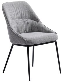 Szürke étkezőszék szett 2 db-os Meridian – Unique Furniture