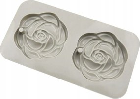 Szilikon öntőforma medálokhoz 2x Rózsa Viasz Táblák Gyanta MF-475