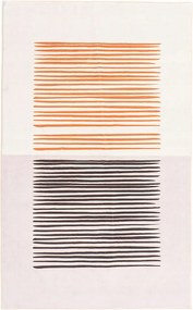 Novo szőnyeg finom bézs mintás velvet homok vonalak 140x200 cm