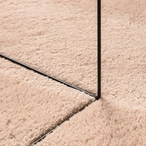 HUARTE púderszínű rövid szálú puha és mosható szőnyeg 80x200 cm