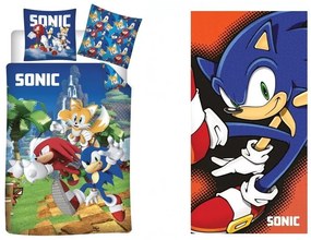 Sonic a sündisznó felnőtt ágyneműhuzat és törölköző szett (Speedy Dreams)