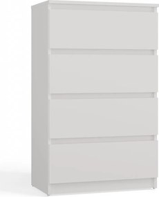 M4 60 komód, 60x97,6x34,5 cm, fehér