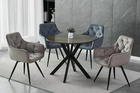 Mango forgatható bársony étkezőszék több színben