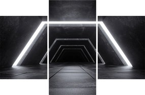 Kép - Futurisztikus alagút (90x60 cm)