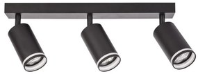 PIPE 3xGU10/10W/230V spotlámpa, fekete