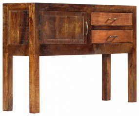 tömör mangófa tálalószekrény 118 x 30 x 75 cm