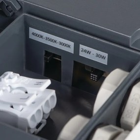 Kanlux 38779 - LED Kültéri lámpa BENO LED/24/30W/230V 3000/3500/4000K IP65 antracit