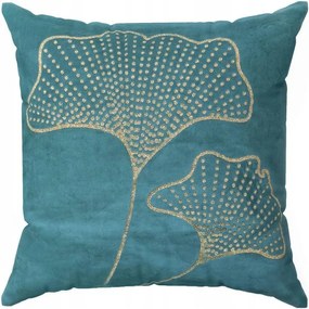 Dekoratív párnahuzat 45x45 Ginkgo levelek és virágok