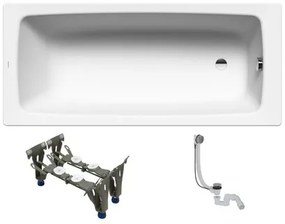 Kaldewei Cayono téglalap alakú kád 180x80 cm zománcozott acél bal és jobb is KWB751