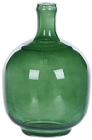 Üveg Dekor váza 24 Zöld PARATHA Beliani