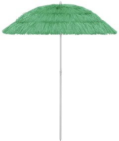 zöld hawaii stílusú strandnapernyő 180 cm