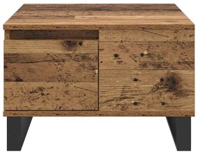 Dohányzóasztal fiókkal Régi fa 55 x 55 x 36.5 cm Faanyag