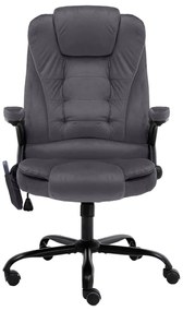 sötétszürke bársony masszázs irodaszék