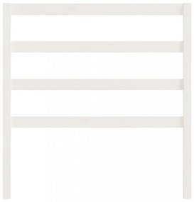 fehér tömör fenyőfa ágy fejtámla 95 x 4 x 100 cm