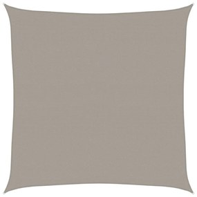 világosszürke HDPE négyszögű napvitorla 160 g/m² 7x7 m