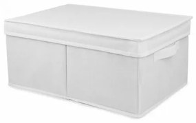 Compactor Wos összecsukható tároló kartondoboz,30 x 43 x 19 cm, fehér