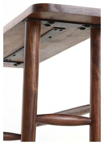 Barna akácfa konzolasztal 30x140 cm Qiano – Light &amp; Living