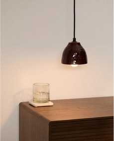 Piros függőlámpa kerámia búrával Drava – Kave Home