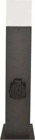 POLUX 307323 NEW YORK Modern Kültéri Állólámpa Fehér, Grafit E27 IP44